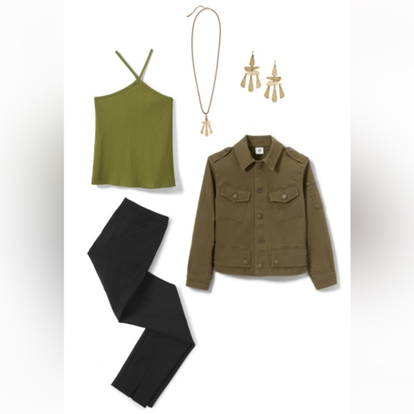 cabi NWT Intersect Tank, Avocado, size MEDIUM, Fall 23 - Picture 8 of 8